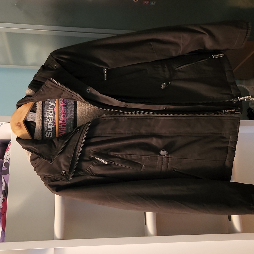 Superdry Microfibre Boxy Snorkle Windparka